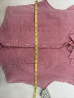 New Women’s Cowboy Threads Pink Sleeveless Button Up Size Small TT-50