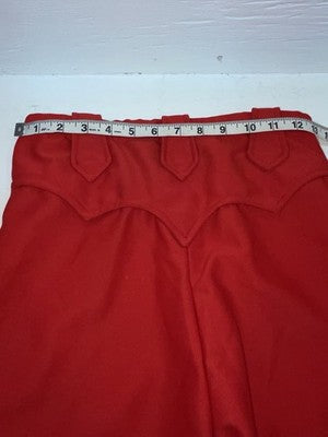 New Vintage Red Western Heritage Polyester Pants #G31 ZZ-71