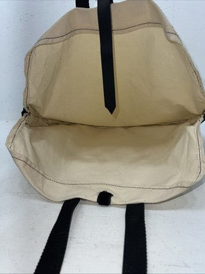 New Congress Leather Black Tan Rodeo Rope Bag #1050 EE-6