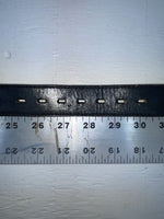 New Black Genuine Leather Dan Post 28” Belt #5861 NN-59