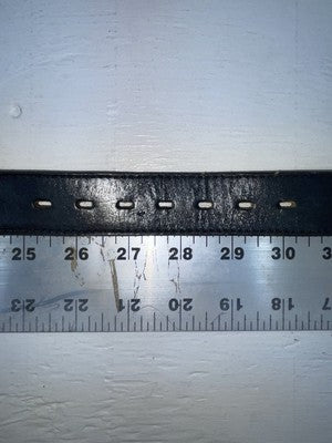 New Black Genuine Leather Dan Post 28” Belt #5861 NN-59