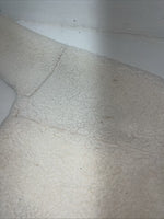 New Millers White Wool English Saddle Seat Cover PP-18