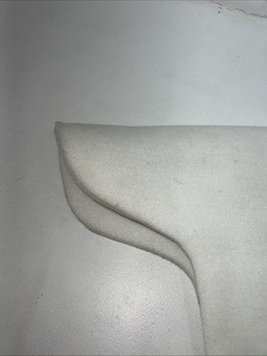 New White Wool English Saddle Seat Cover PP-20