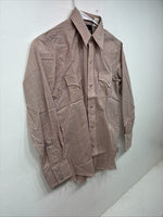 New Women’s Champion Western Plaid Long Sleeve Pearl Snap Size 14 II-71
