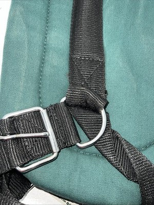 New Tough 1 Green Bareback Pad With Nylon Stirrup Leathers #31-33 MM-603