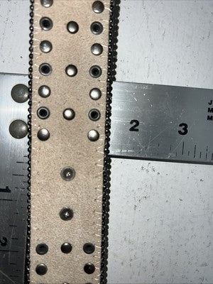 New Nocona Genuine Leather Zebra Bling Belt Medium #N1330999 W-13