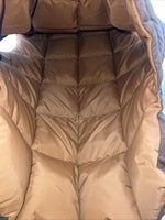 New Men’s Brown Comfy Reversible Puffer Vest Medium #5632 S-605