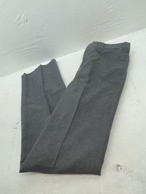 New Vintage Gray Circle S Polyester Pants #8542 SS-35