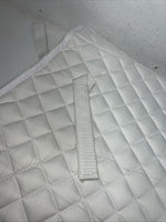 New Professionals Choice White John Deere All Purpose English Saddle Pad PP-10