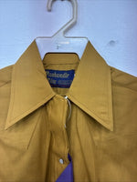 New Women’s Panhandle Slim Yellow Long Sleeve Pearl Snap Size 10 LL-110