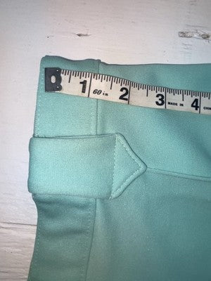 New Vintage Teal Panhandle Slim Polyester Pants #301 VV-85