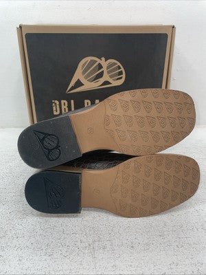 New Youth Brown DBL Barrel Cowboy Boots. 4475202 5.5 5 1/2. 24-143
