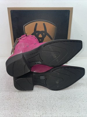 New Kids Pink Ariat Cowboy Boots. 10012798 4 M. 23-169