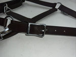 New Tough 1 Genuine Leather Brown Draft Halter #44-9500 W-48