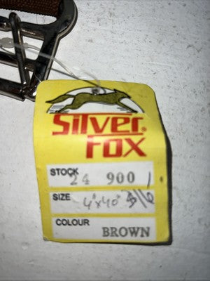 New Silver Fox Brown Nylon 40” English Girth #24-900 EE-16