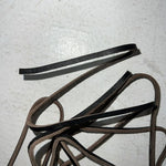New Justin Boots Brown Leather Boot Laces 54” #0492002 HH-53