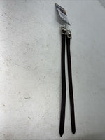 New Tough 1 Dark Oil Straight Leather Stirrup Hobble Strap 1/2x12 #56-1132 R-509