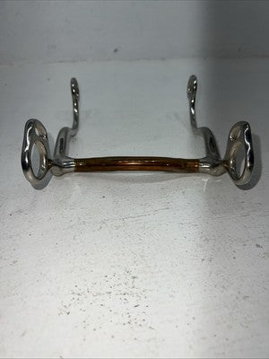 New Ride On SS 5” Sweet Water Copper Bit 8 1/4” Cheeks #25-5840 N-502