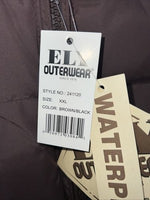 New Men’s Brown ELY Outerwear Puffer Waterproof Vest XXL L-606
