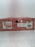 New Children’s Black Lace Up Texas Brand Cowboy Boots. C 350 1.5 1 1/2 D. 23-113