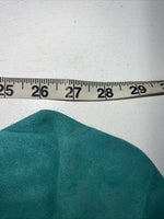NOS Turquoise Whitman Show Chaps With Fringe Adjustable Waist 35” Small L-26