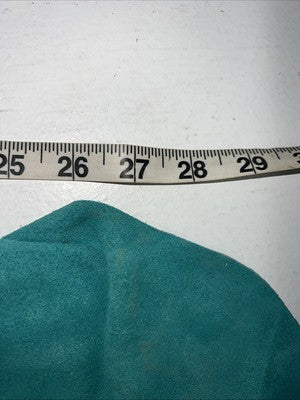NOS Turquoise Whitman Show Chaps With Fringe Adjustable Waist 35” Small L-26