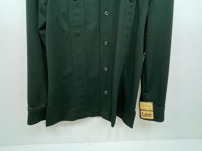 New Men’s Green Lee Long Sleeve Button Up Jacket M 3B-116