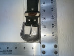 New Cow Print Genuine Leather Nocona Black Stud 46” Belt #N2440501 NN-136