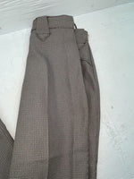 New Vintage Black Speckled Panhandle Slim Polyester Pants #781857 3A-130