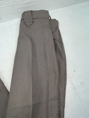 New Vintage Black Speckled Panhandle Slim Polyester Pants #781857 3A-130