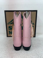 New Kids Pink With Fringe Smoky Mountain Cowboy Boots.12.5 12 1/2. 23-20