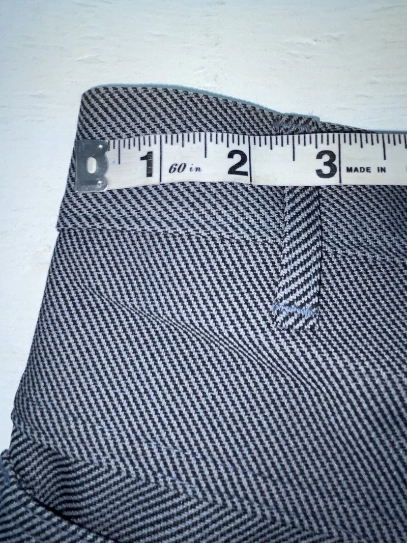 New Vintage Black Speckled Miller Polyester Pants #2624 3A-47