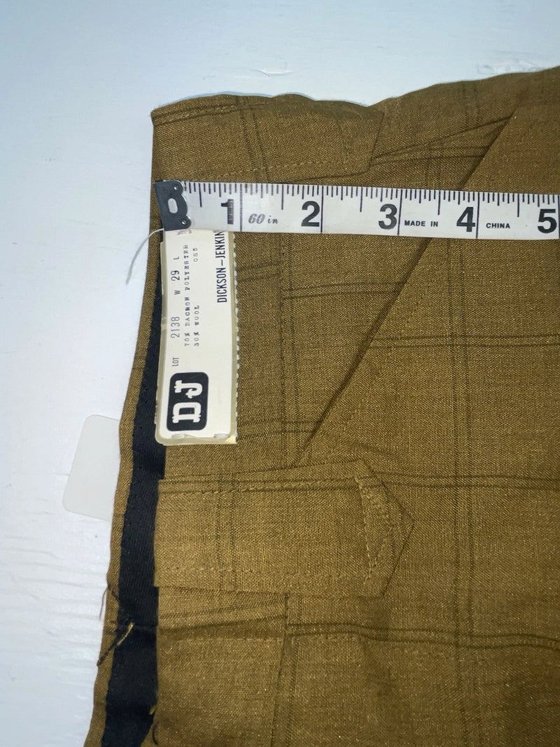 New Vintage Brown Dickson Jenkins Polyester Pants #2138 XX-53