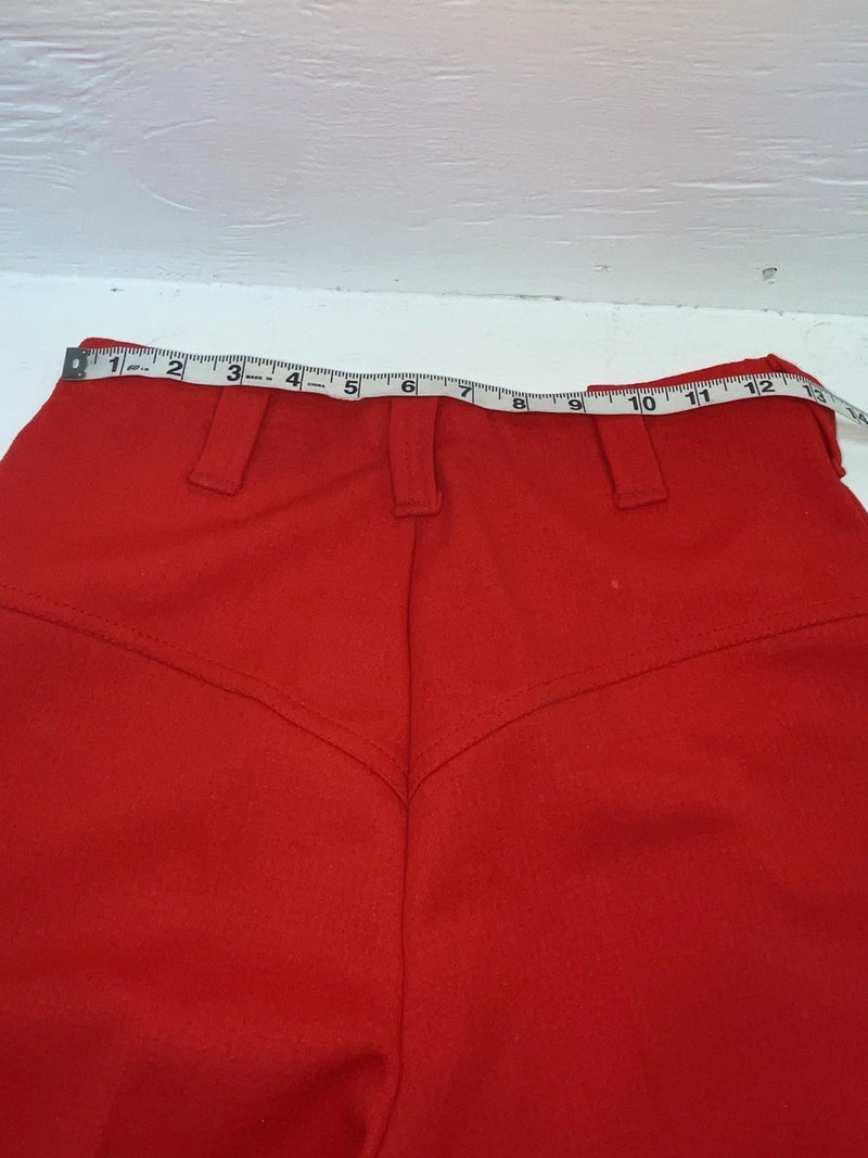 New Vintage Red Panhandle Slim Polyester Pants 3A-54