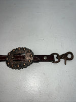New Tough 1 Brown Leather Tooled Whither Strap #45-7768 F-500