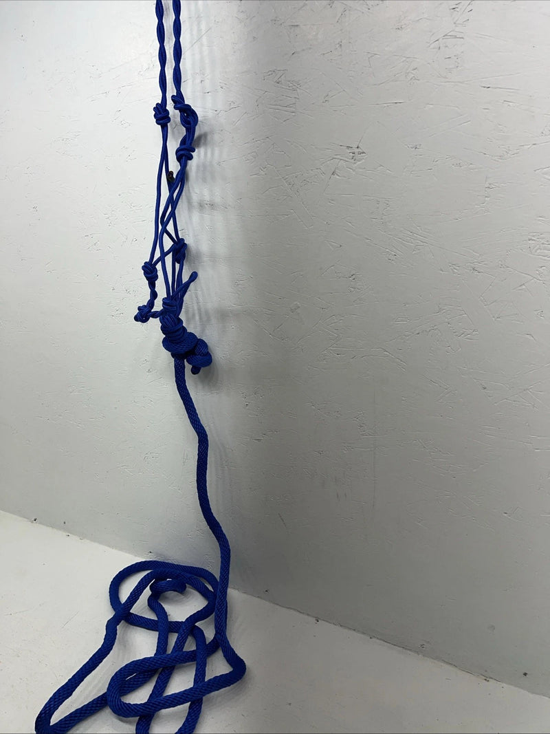 New Tough 1 Blue Training Halter And Lead Rope #50-1095 G-503