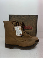 New Men’s Brown Lace Up Laredo Cowboy Boots. 1263 9.5 9 1/2 E E. 4-40