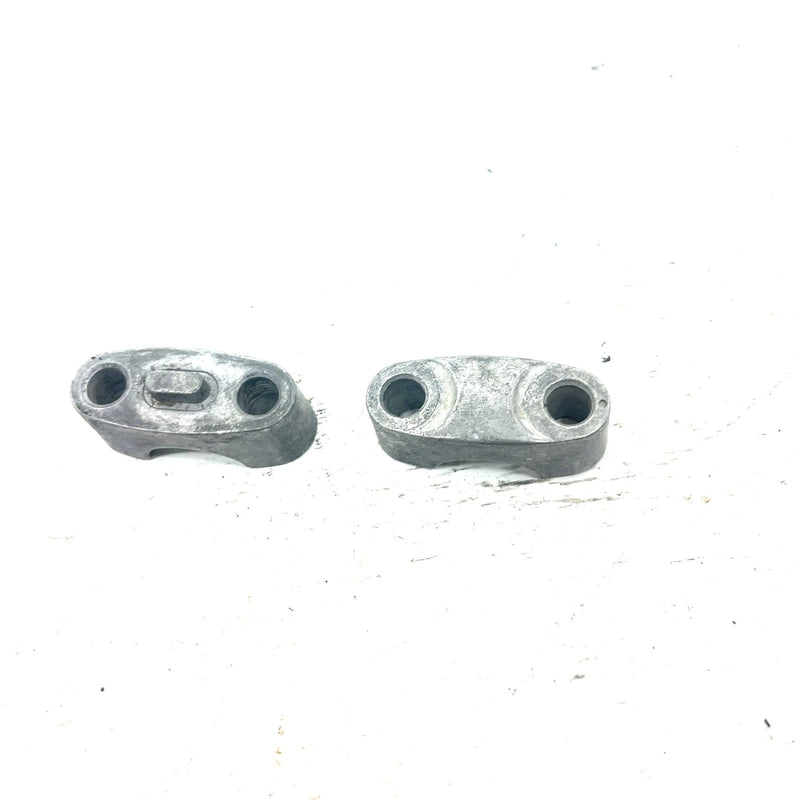 96 Yamaha Kodiak 400 YFM400FW 4x4 OEM Handlebar Clamp Set 1E6-23441-00-00 AY64