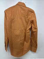 New Women’s Champion Western Orange Design Long Sleeve Pearl Snap 14.5 MM-41