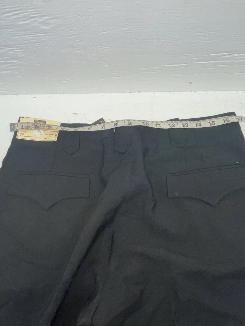 New Vintage Black Circle S Polyester Pants #8541 SS-29