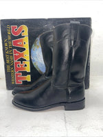 New Women’s Black Texas Brand Cowboy Boots. 4400 7 M. 18-20