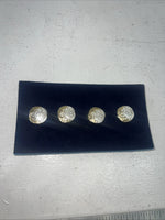 New Women’s Montana Silversmiths Gold/silver Button Covers-Filigree BN627 A-2