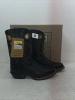 New Youth Black Smoky Mountain Cowboy Boots. 3242 Y 3.5 3 1/2. 22-65
