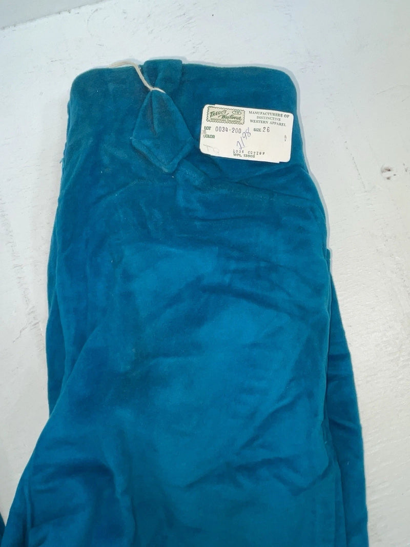 New Vintage Blue Trego Polyester Pants #0034200 SS-97