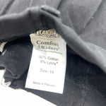 New Children’s Black Pull On Tough 1 Comfort Riders English Breeches. 14 A-151