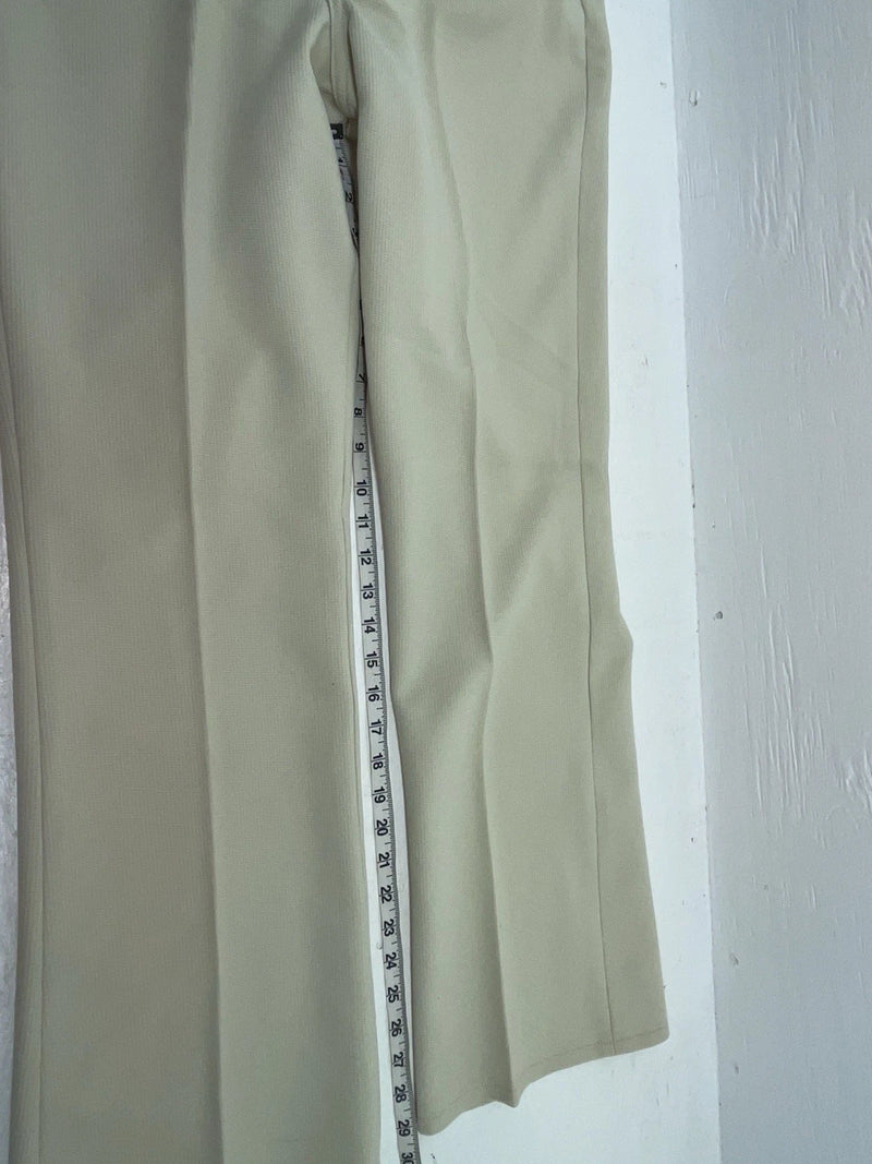 New Vintage Cream Lee Polyester Pants #2084612 ZZ-18