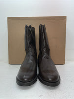 New Men’s Brown J Chisholm Cowboy Boots. 1000 9.5 9 1/2 E E. 4-42