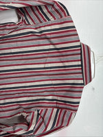 New Kids ELY Classic Red Stripe Long Sleeve Pearl Snap Small DD-138