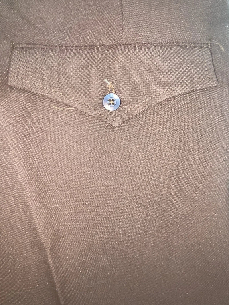 New Vintage Brown Dickson Jenkins Polyester Pants #2060 3A-23
