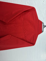 New Men’s ELY Cattleman Red Simple Long Sleeve Pearl Snap 17 XL O-70